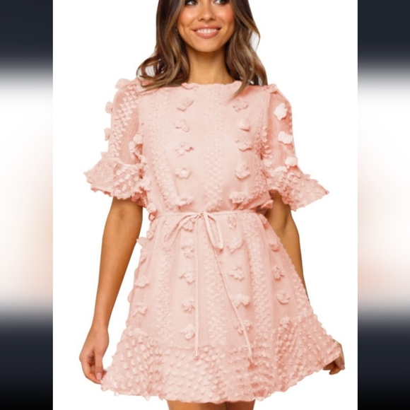 Swiss Dot Mini Dress - Picture 9 of 10